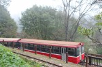 Train passing by in Alishan