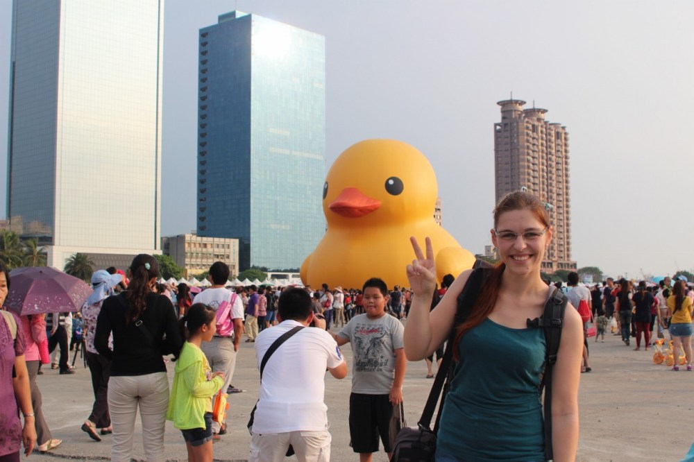 Me with Yellow Duck Kaohsiung