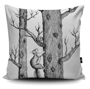 Cushion designed to fit to Cole and Son birch wallpaper Woods